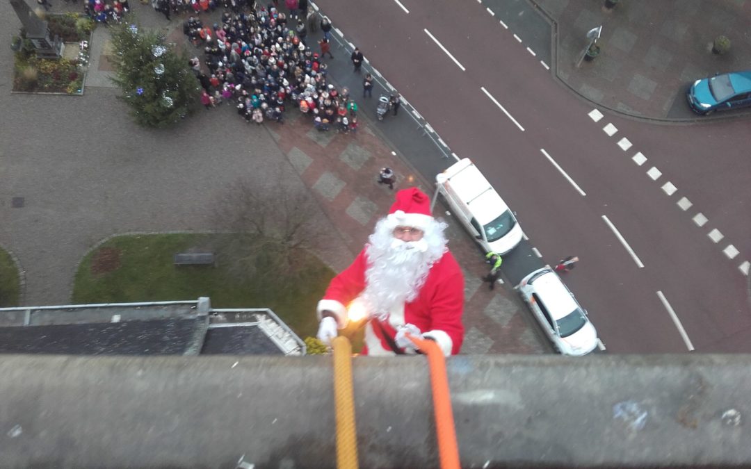 Descente du Père Noël dans le Nord